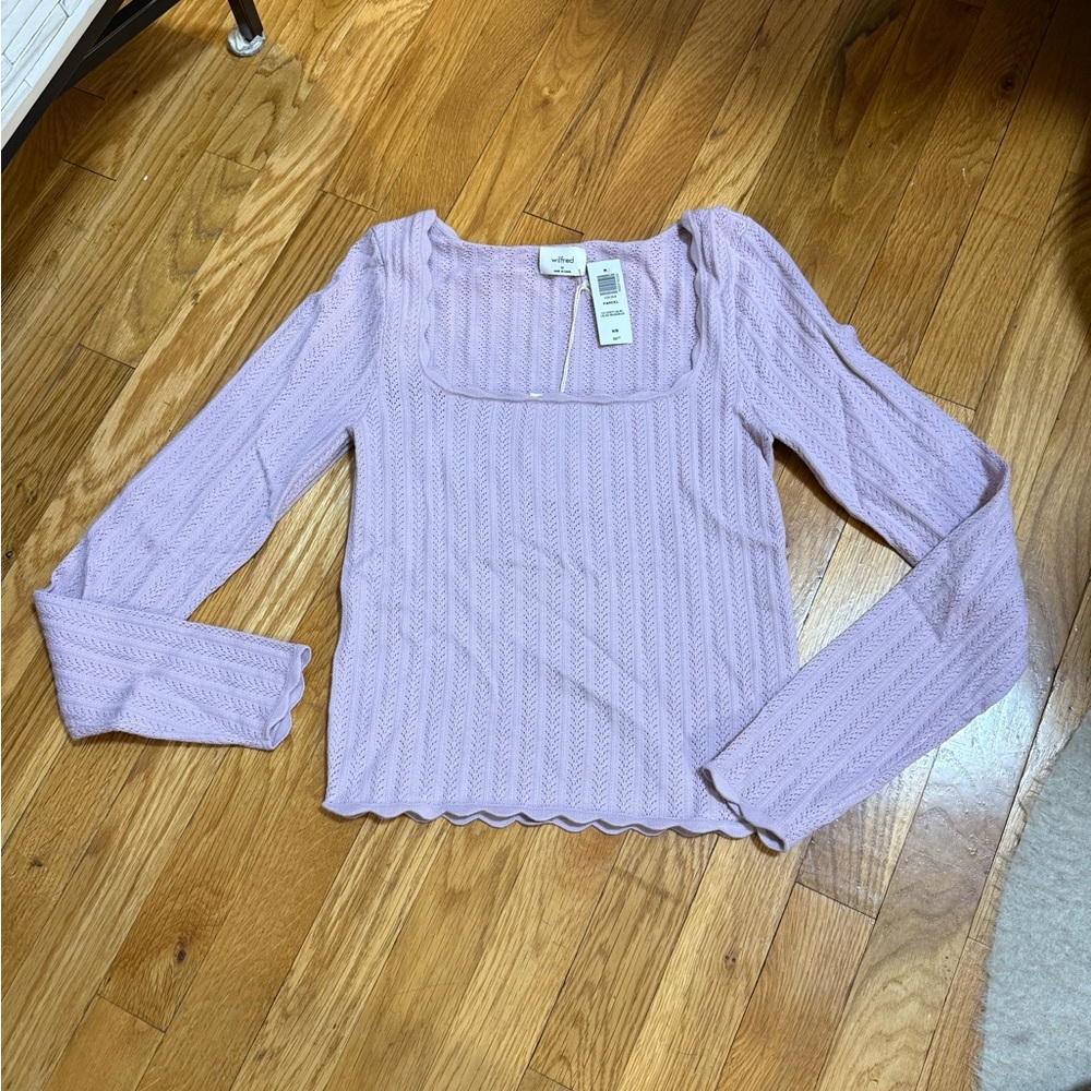 NWT Purple Aritzia Long Sleeve
